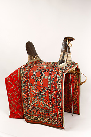 Blanket (Shabraque) and a saddle
