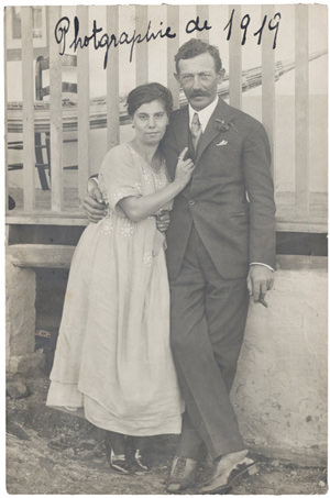 Stevo Seljan with his wife.