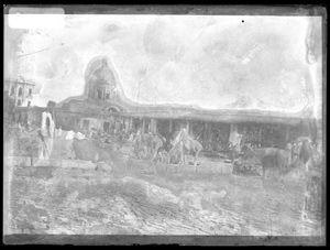 Tržnica (Mercado Guasú) i oratorij Djevice Marije iz Asunciona. Asuncion. Paragvaj. 1904.